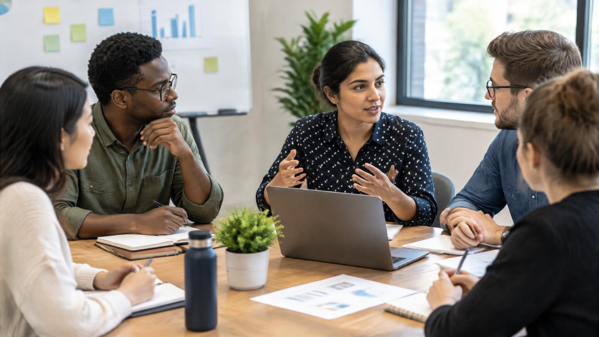people in a meeting